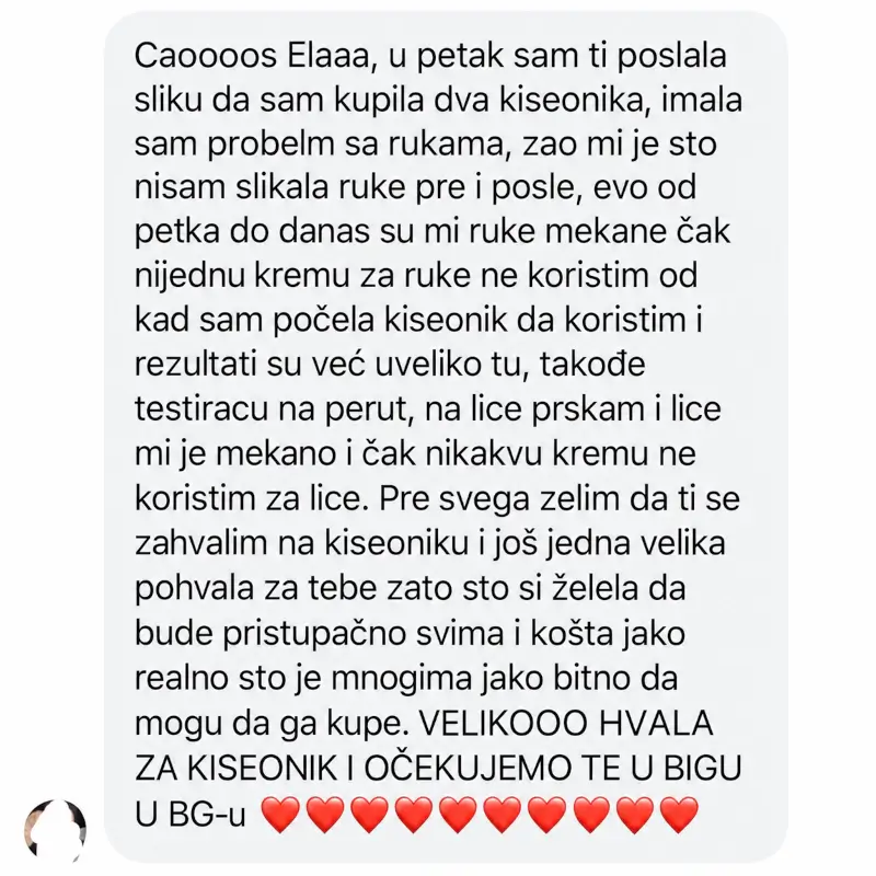 Aktivni kiseonik 150 ml – iskustvo za negu kože lica i ruku