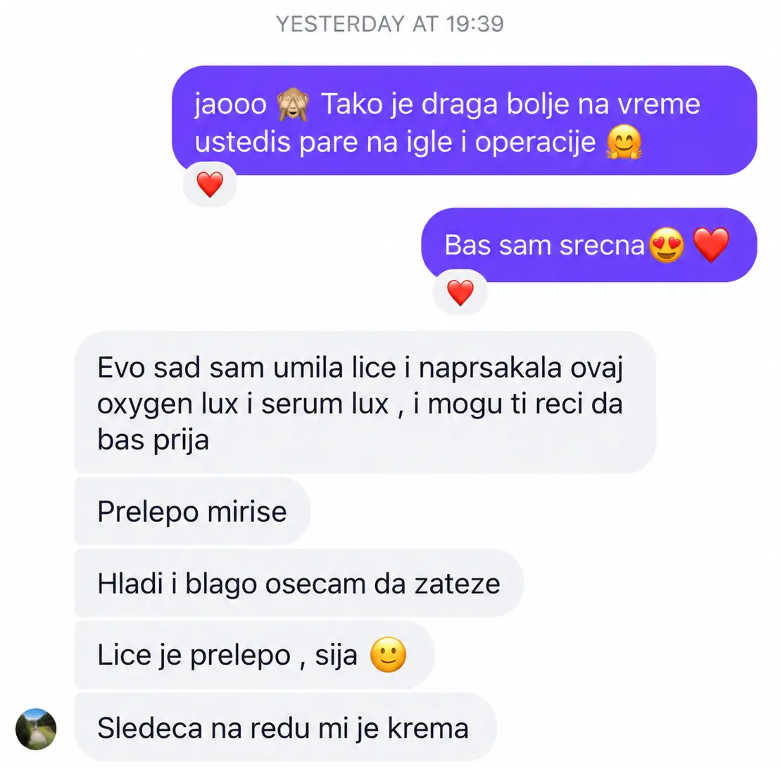 Lifting Lux nega lica – iskustvo korisnika sa serumom i Oxygen Lux proizvodima