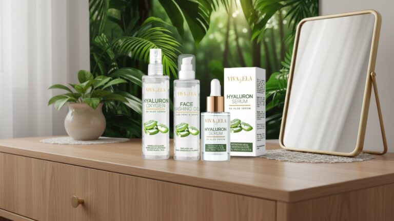 Proizvodi iz seta za problematičnu kožu odraslih na stolu